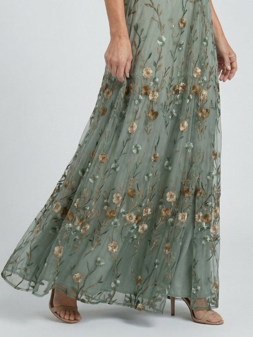 Selora | Vestido largo Bloom Flow con tirantes