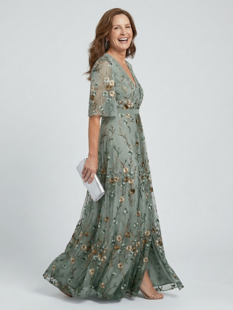 Selora | Vestido largo Bloom Flow con tirantes