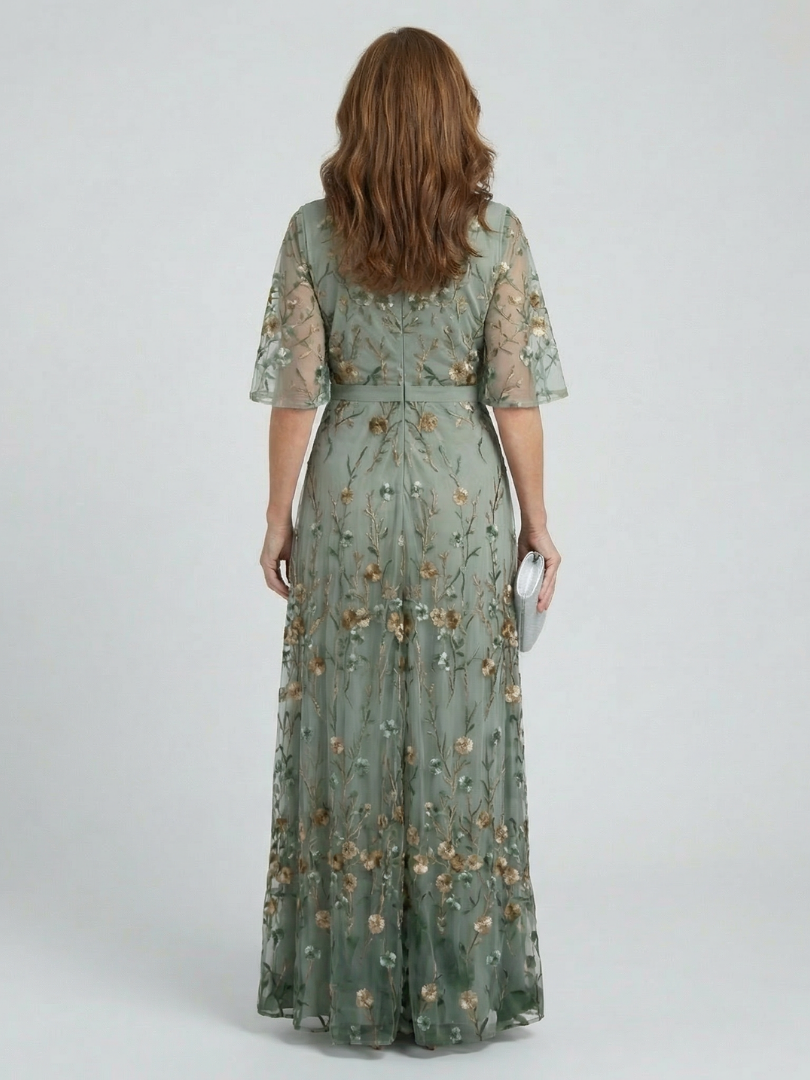 Selora | Vestido largo Bloom Flow con tirantes