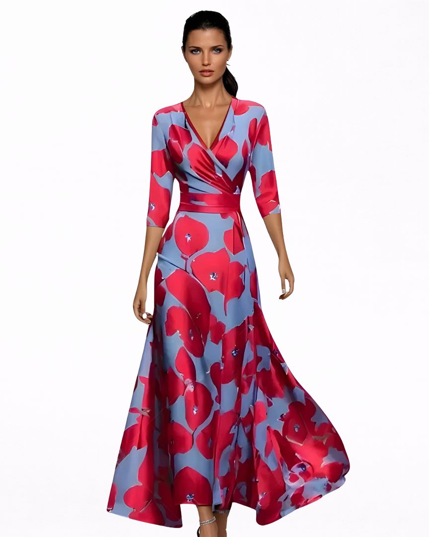 Catalina™ | Vestido largo floral elegante
