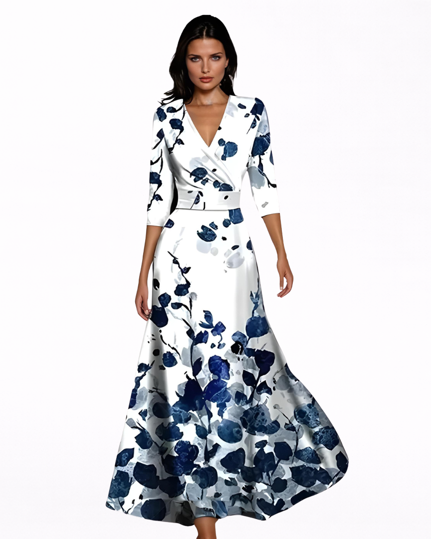Catalina™ | Vestido largo floral elegante
