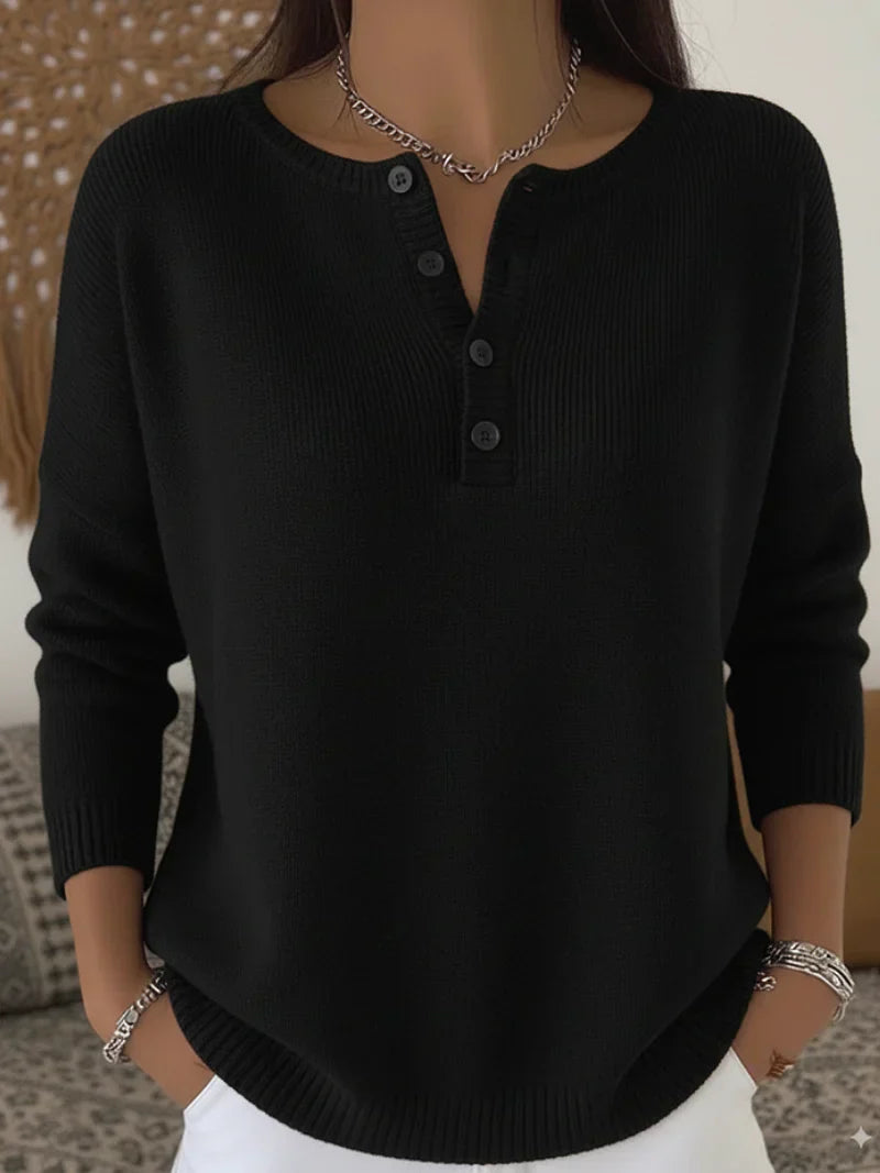 Mira – Button-Down Knit Jumper
