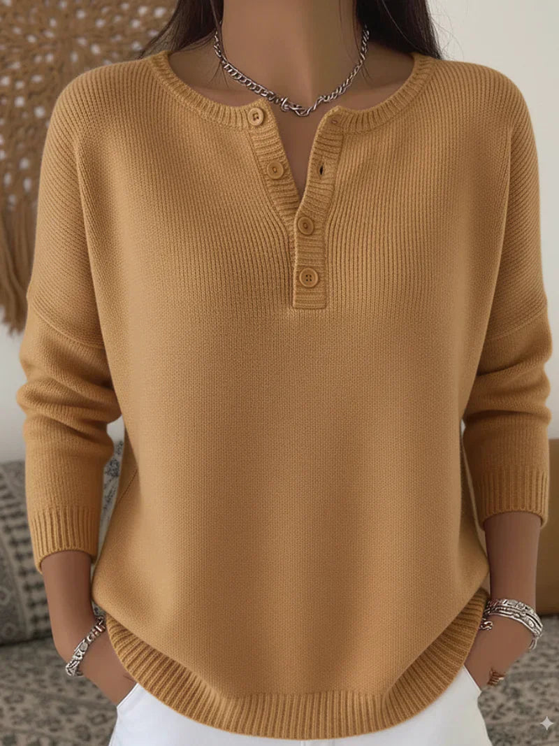 Mira – Button-Down Knit Jumper