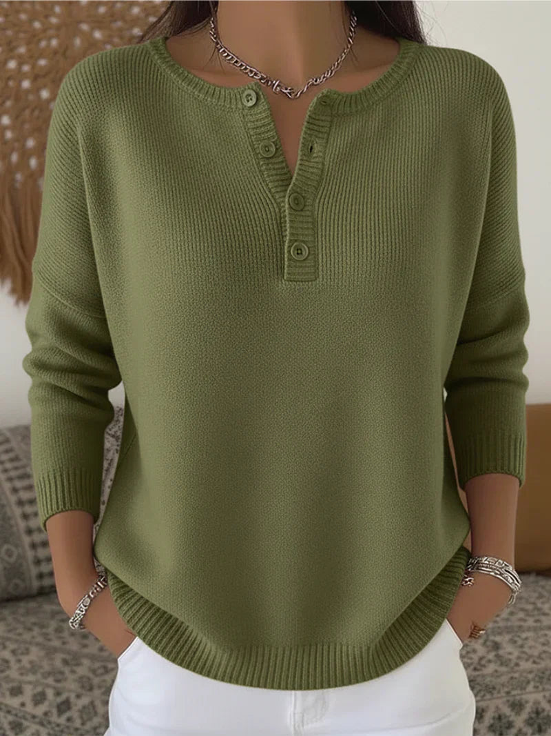 Mira – Button-Down Knit Jumper
