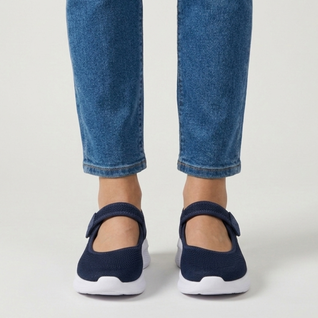 Nicol - Sandalia cómoda para mujer con cierre de velcro