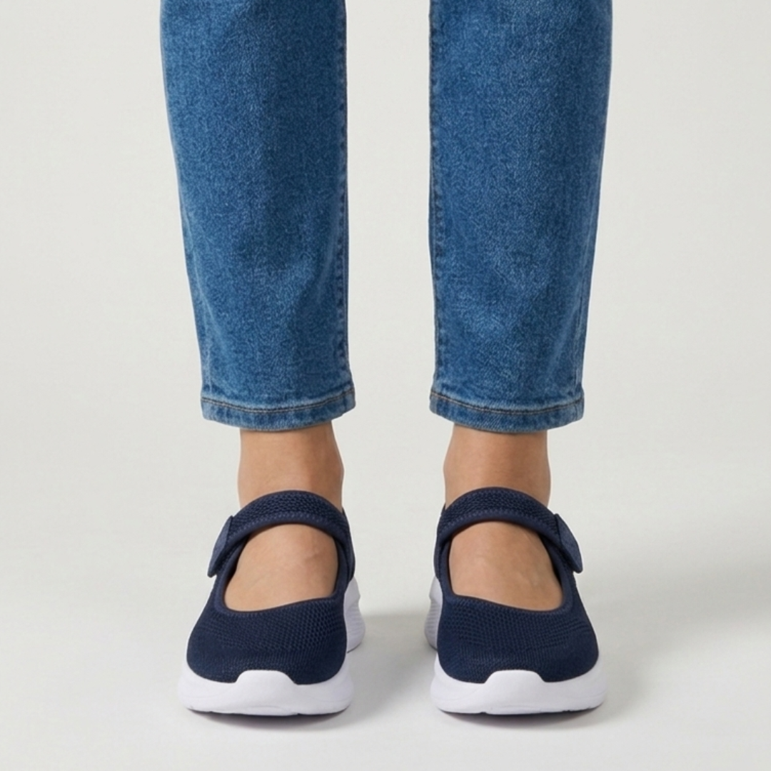 Nicol - Sandalia cómoda para mujer con cierre de velcro