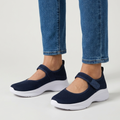 Nicol - Sandalia cómoda para mujer con cierre de velcro