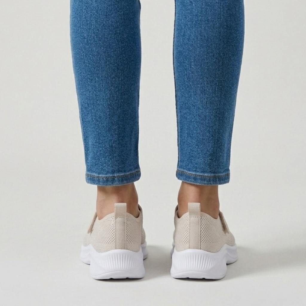 Nicol - Sandalia cómoda para mujer con cierre de velcro