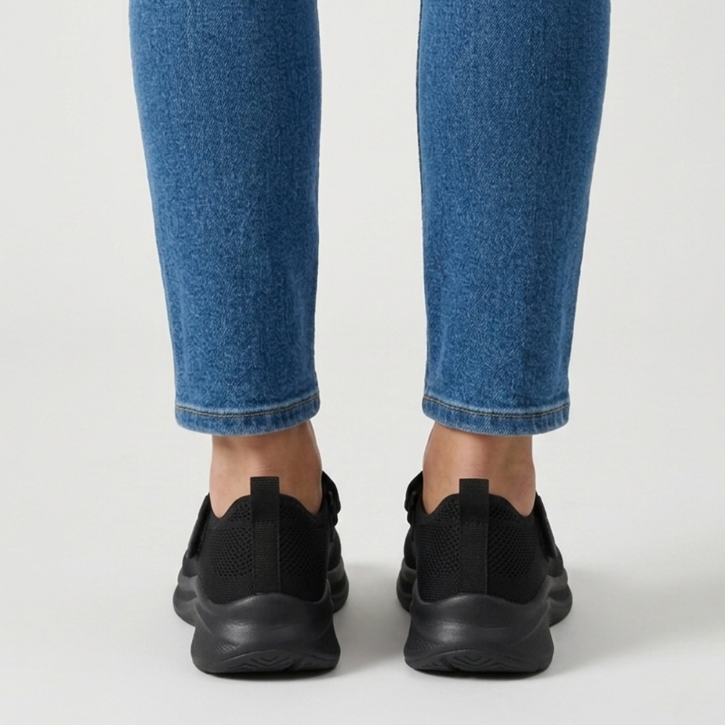 Nicol - Sandalia cómoda para mujer con cierre de velcro
