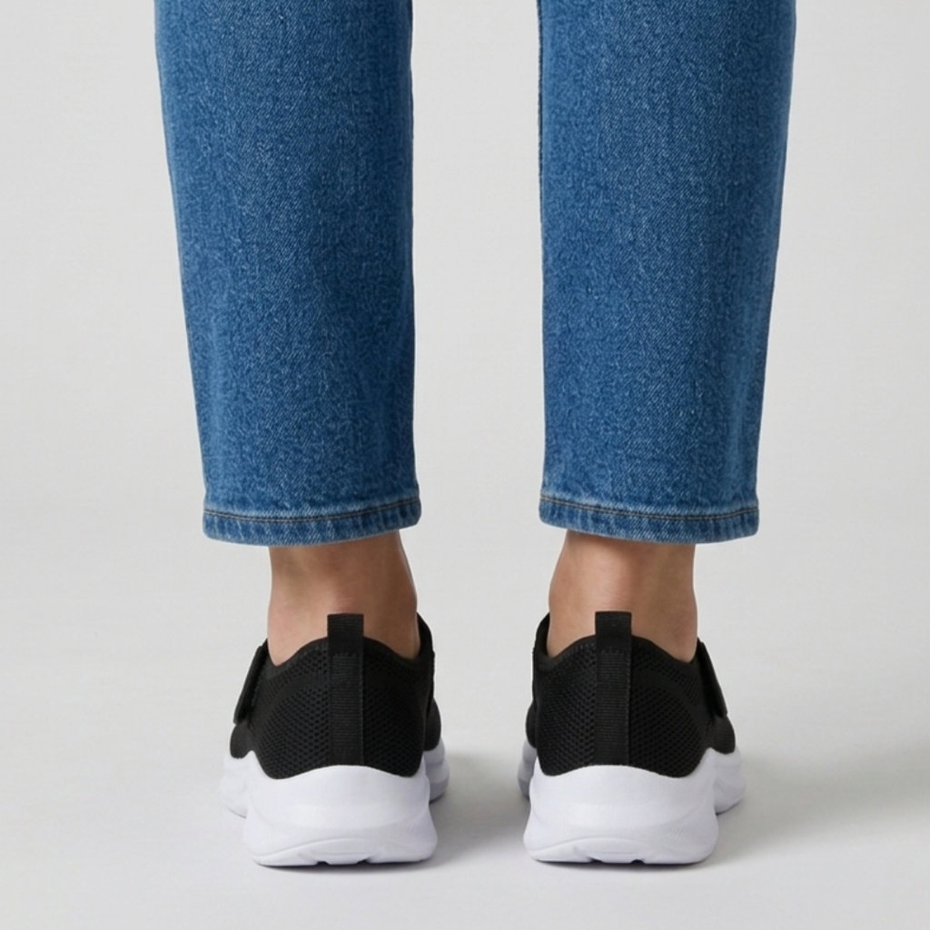 Nicol - Sandalia cómoda para mujer con cierre de velcro