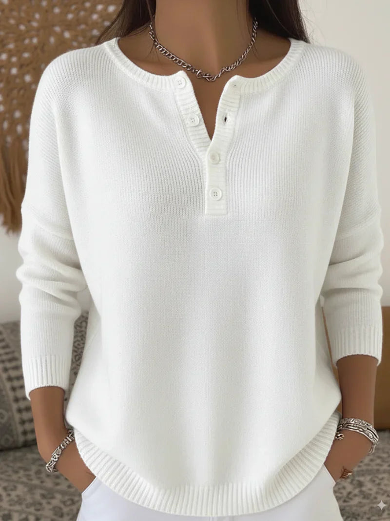 Mira – Button-Down Knit Jumper
