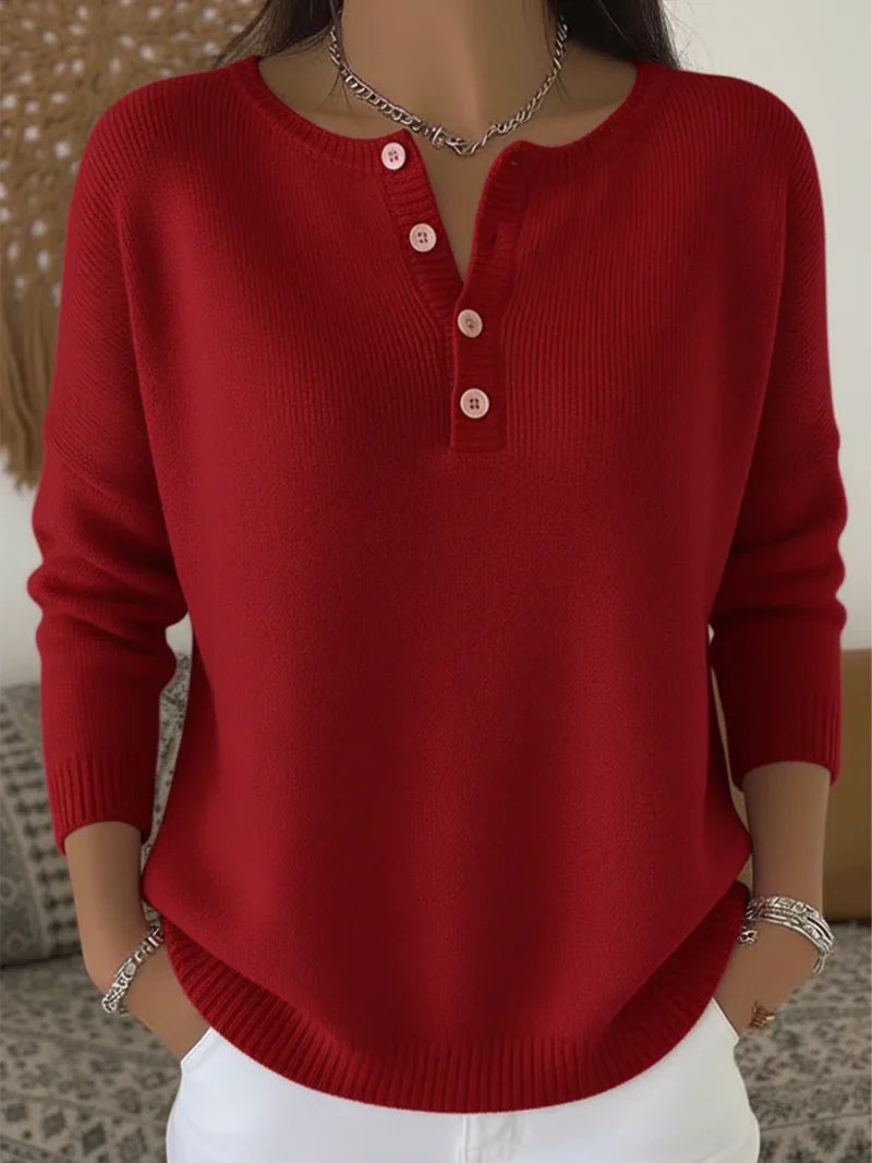 Mira – Button-Down Knit Jumper